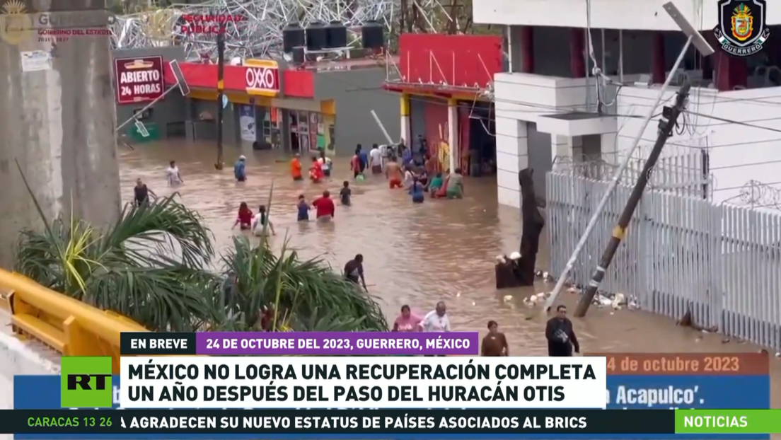 México no logra una recuperación completa a un año del paso del huracán Otis