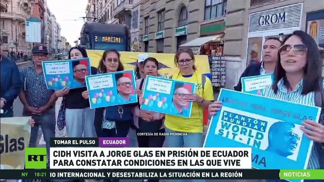 CIDH visita a Jorge Glas en prisión de Ecuador para constatar las condiciones que confronta