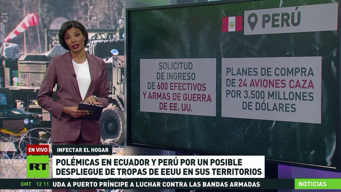 Polémica en Ecuador y Perú por un posible despliegue de tropas de EE.UU. en sus territorios