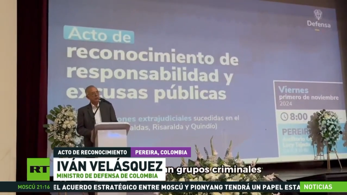 Titular de Defensa de Colombia pide perdón por ejecuciones extrajudiciales ocurridas entre 1996 y 2008