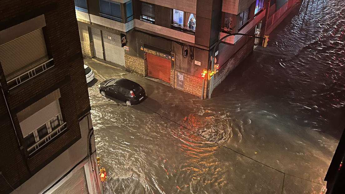 Inundaciones azotan Tarragona en medio de intensas lluvias