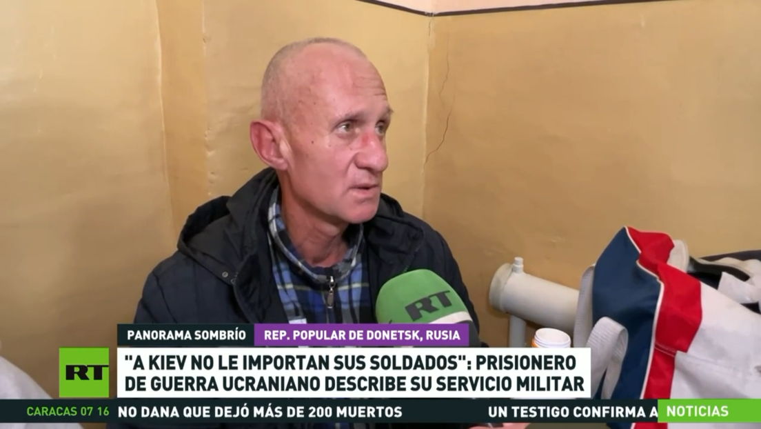 "A Kiev no le importan sus soldados": Prisionero de guerra ucraniano describe su servicio militar