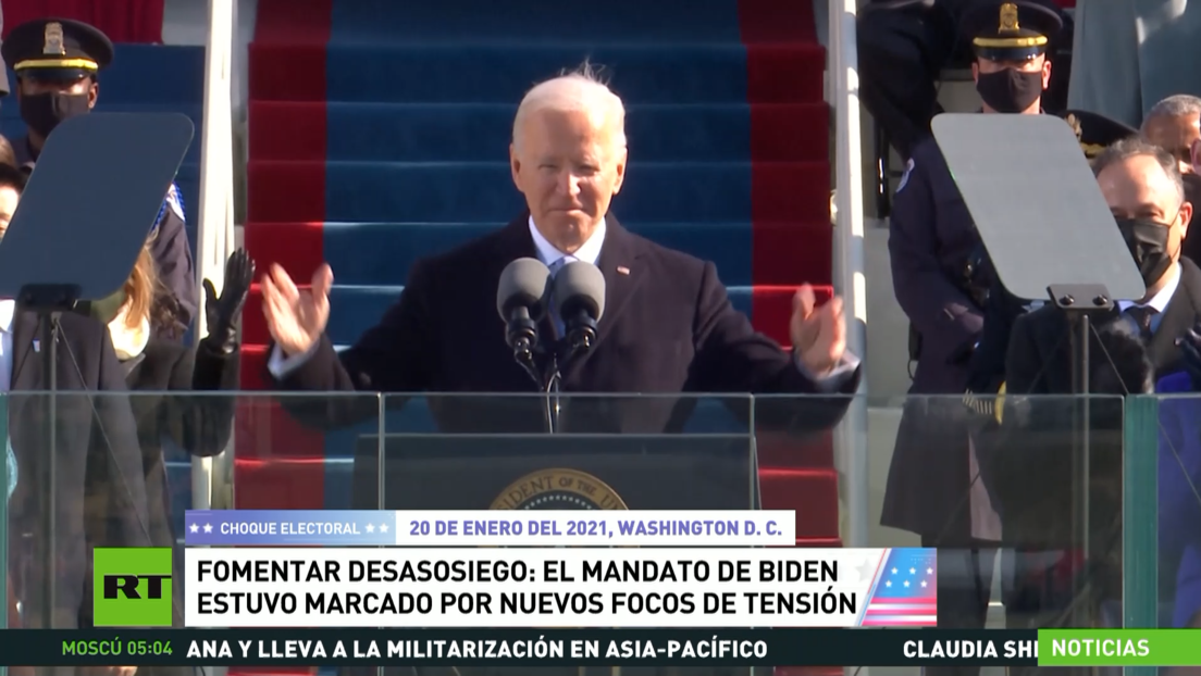 Fomentar desasosiego: El mandato de Biden estuvo marcado por nuevos focos de tensión