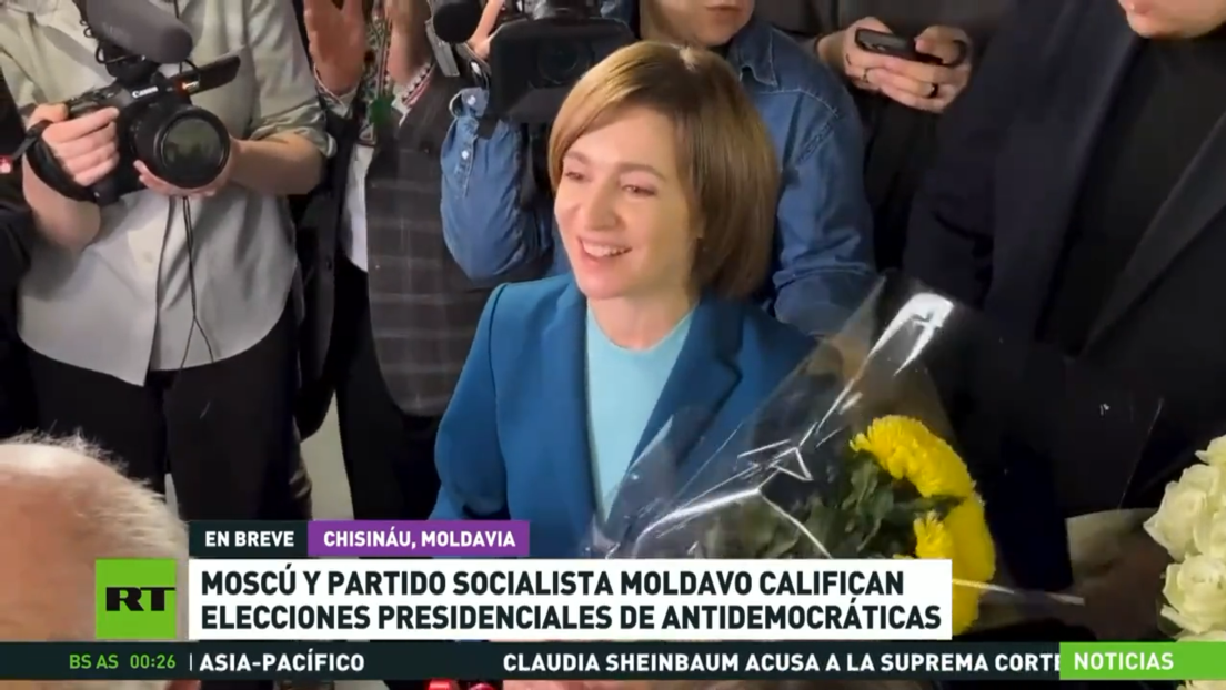 Moscú y el partido socialista moldavo tachan las presidenciales de antidemocráticas