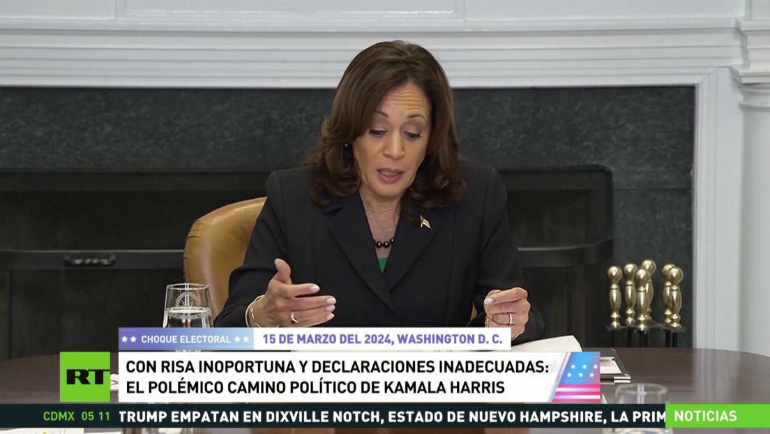 Risa inoportuna y declaraciones inadecuadas: el polémico camino político de Kamala Harris