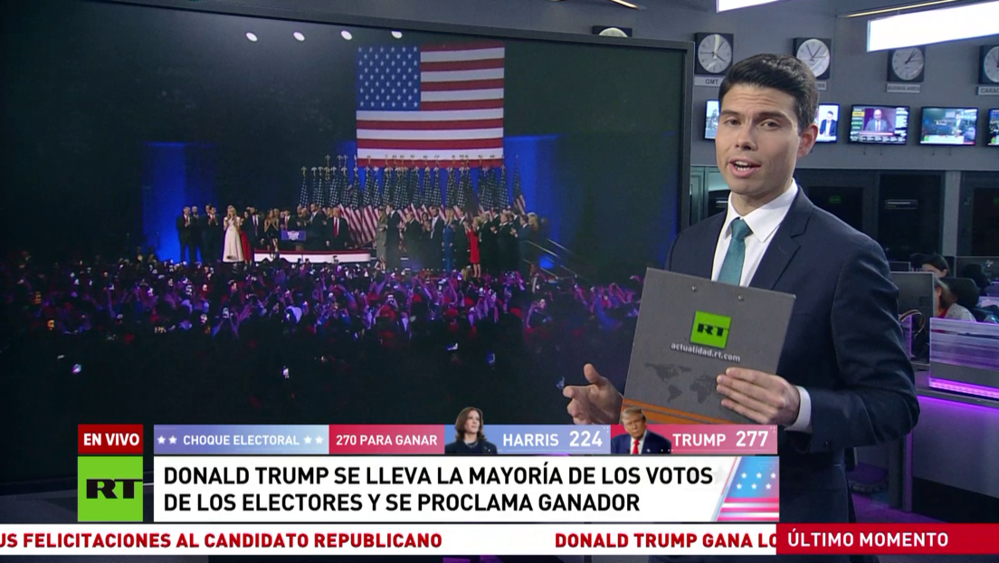 Trump se lleva la mayoría de los votos y se proclama vencedor de las elecciones en EE.UU.