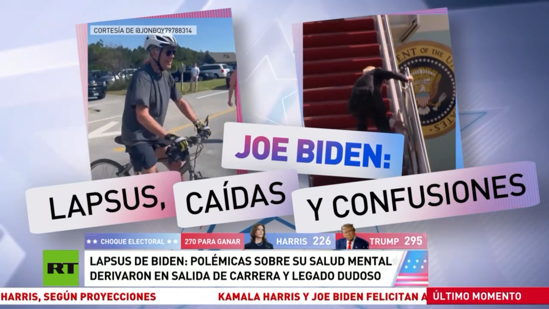 Lapsus de Biden: polémica sobre su salud mental derivó en la salida de la carrera presidencial y un legado dudoso