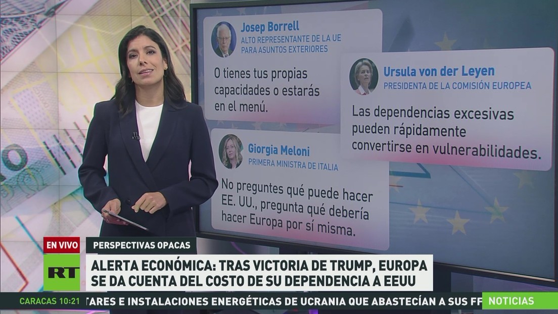 Alerta económica: tras la victoria de Trump, Europa es consciente del costo de su dependencia de EE.UU.