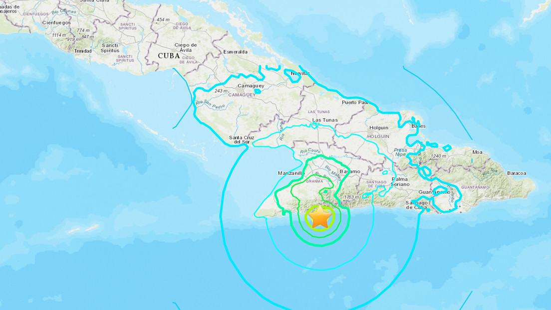 Dos potentes sismos sacuden las costas de Cuba