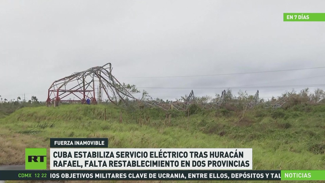 Cuba restablece el servicio eléctrico