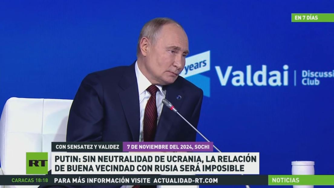 Momentos clave de la intervención de Putin en el foro internacional Valdái