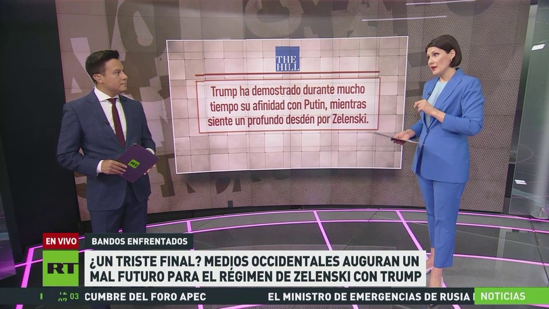 Medios occidentales auguran un mal futuro para el régimen de Kiev con la presidencia de Trump