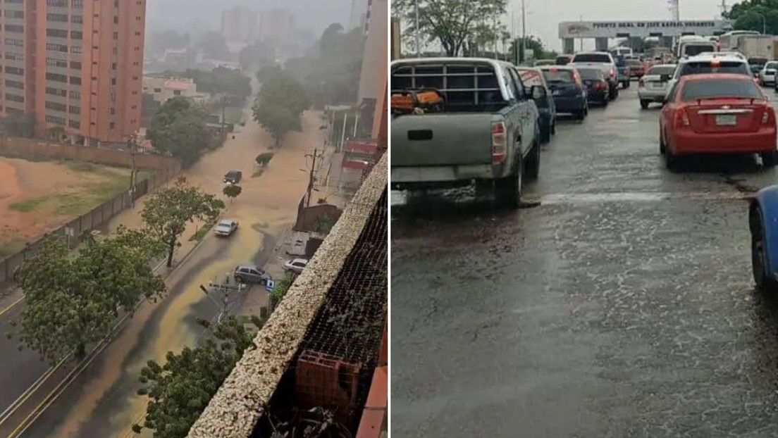 Cierran por unas horas el acceso del principal puente de Venezuela tras intensas lluvias