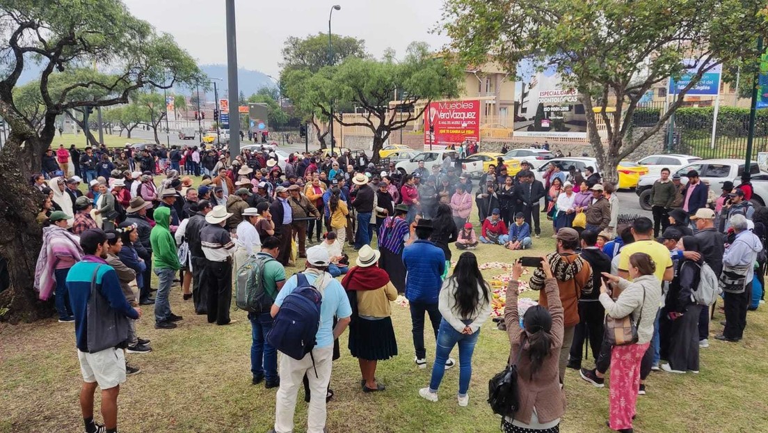 Cientos de personas marchan contra Noboa y la XXIX Cumbre Iberoamericana en Ecuador