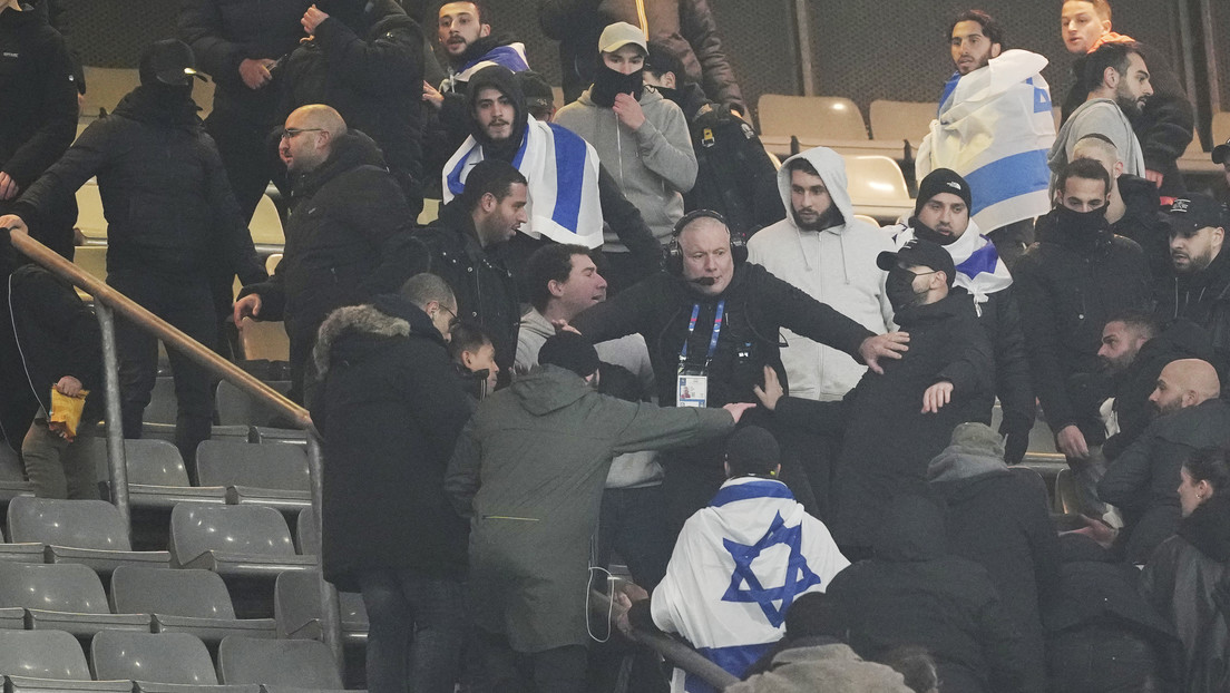 VIDEO: Pelea entre hinchas de Francia e Israel durante un partido oficial