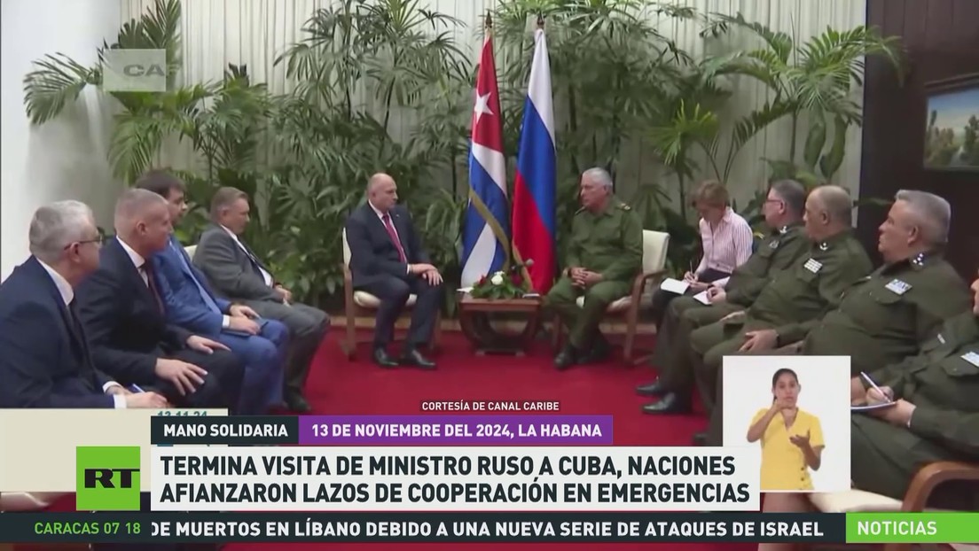 Con lazos de cooperación afianzados, termina la visita del ministro de Emergencias ruso a Cuba