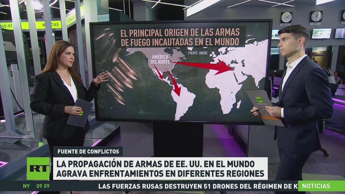 La propagación de armas de EE.UU. en el mundo agrava enfrentamientos en diferentes regiones