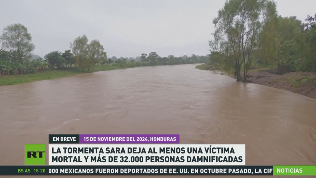 La tormenta tropical Sara deja al menos una víctima mortal y 32.000 damnificados en Honduras