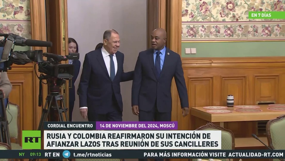 Rusia y Colombia reafirmaron su intención de afianzar lazos tras reunión de sus cancilleres