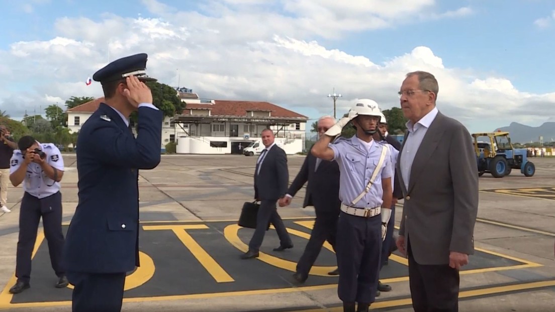 Lavrov llega a Río de Janeiro para asistir a la cumbre del G20