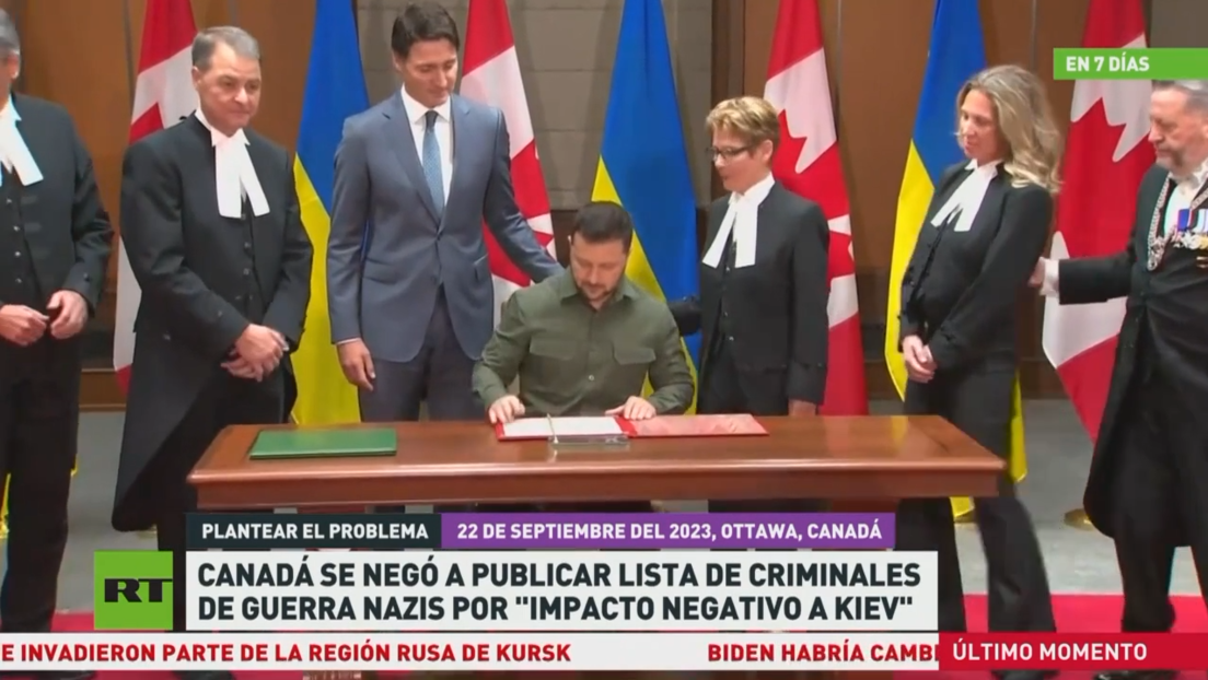 Canadá se niega a publicar lista de criminales de guerra nazis por "impacto negativo a Kiev"