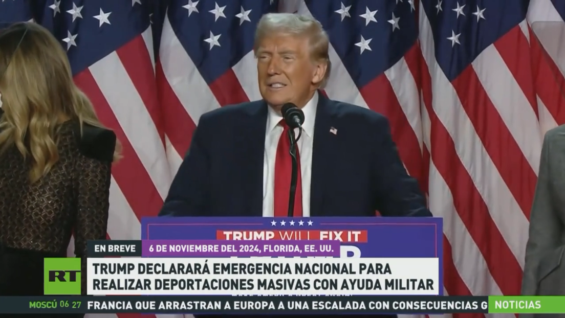 Trump declarará emergencia nacional para realizar deportaciones masivas con ayuda militar