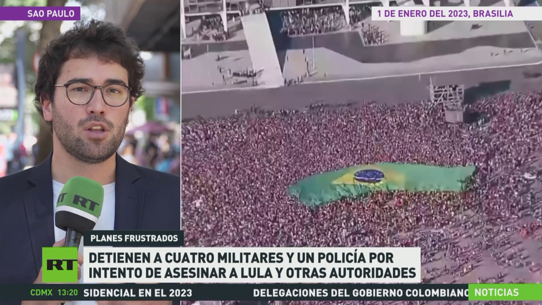 Detienen a cuatro militares y un policía por intento de asesinato a Lula y otras autoridades