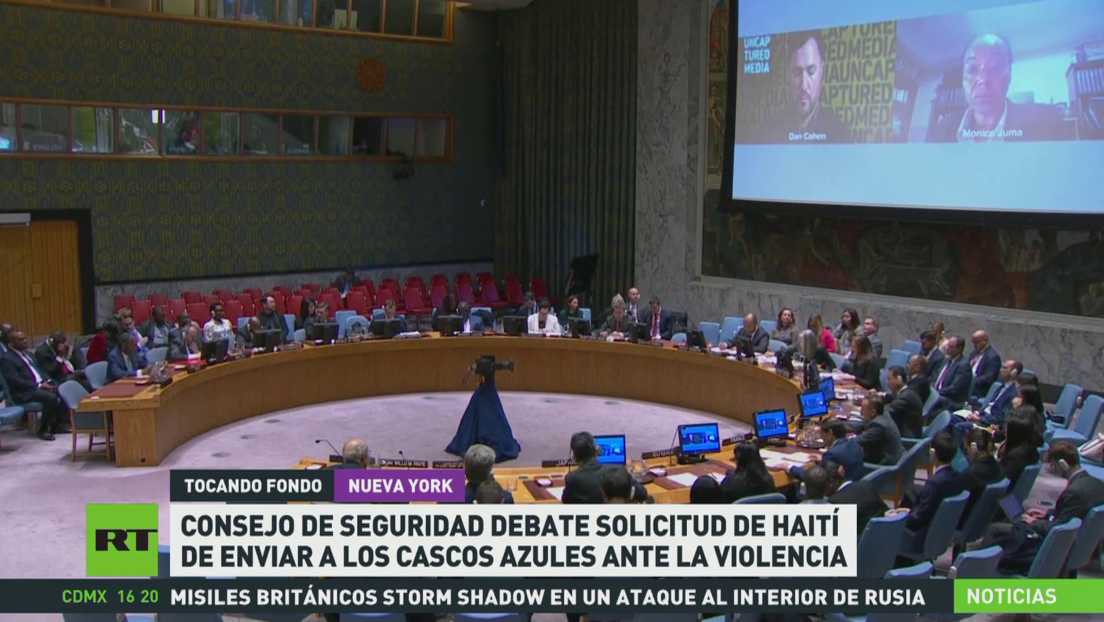 Consejo de Seguridad de la ONU debate solicitud de Haití de enviar a los cascos azules