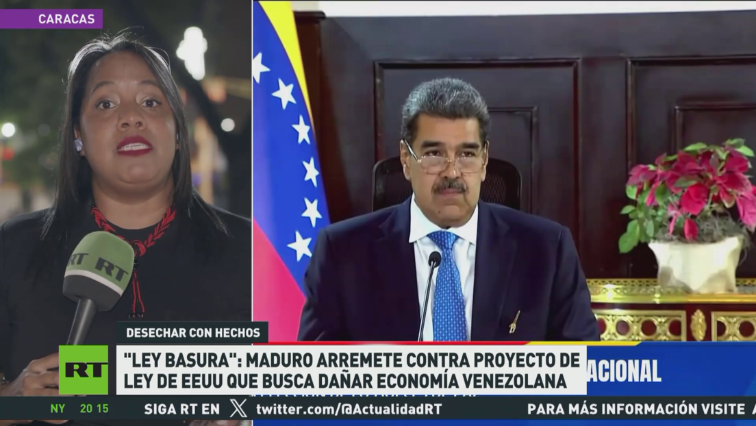 Maduro arremete contra proyecto de ley de EE.UU. que busca dañar economía venezolana