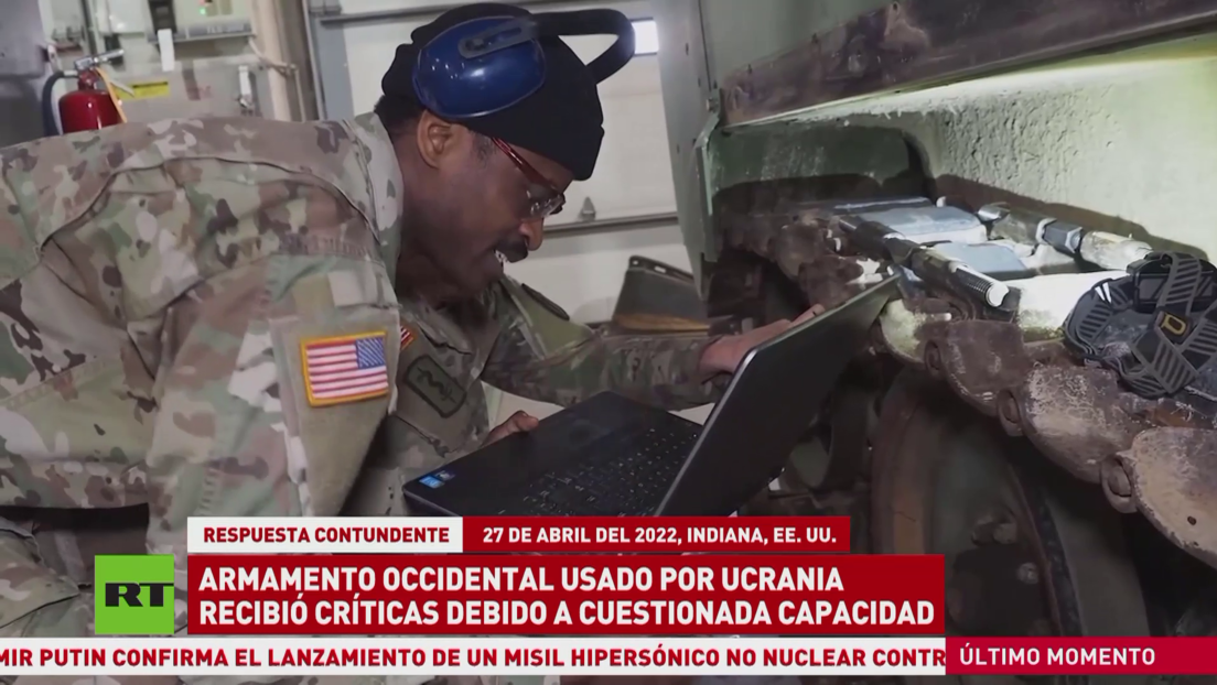 Armamento occidental usado por Ucrania recibió críticas debido a cuestionada capacidad