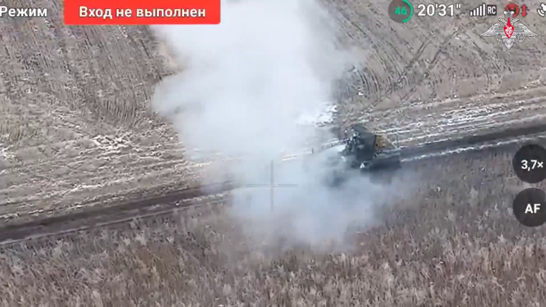 VIDEO: Un dron FPV destruye un vehículo de combate alemán Marder en la región de Kursk