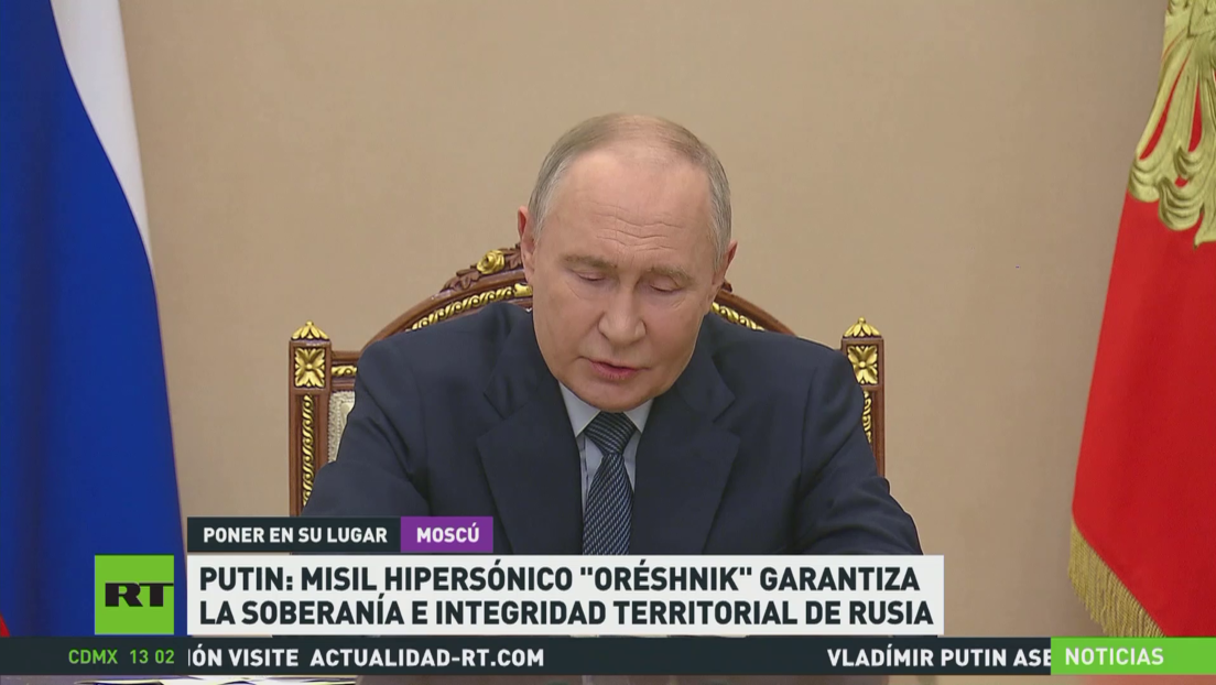 Putin: El misil Oréshnik garantiza la soberanía e integridad territorial de Rusia