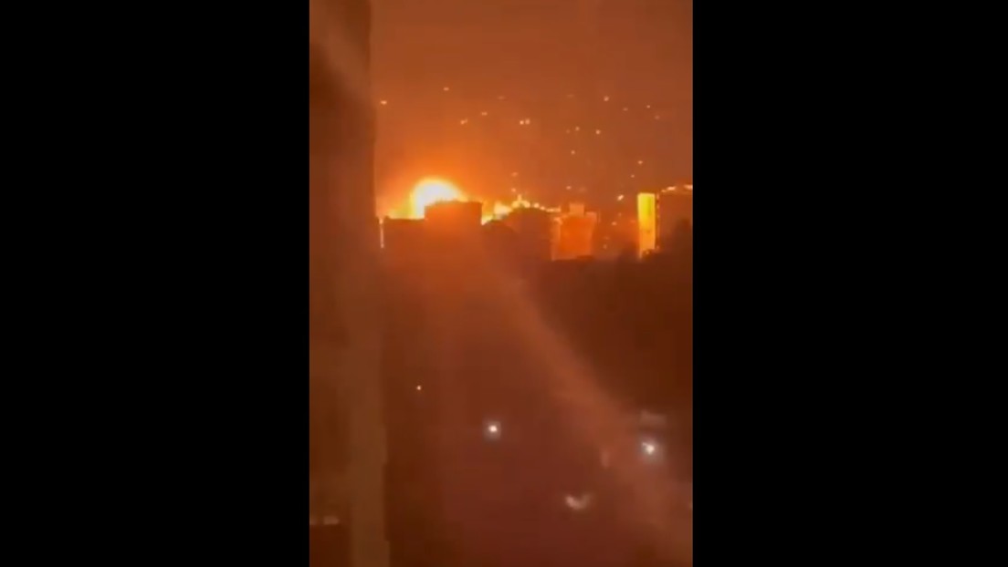 Israel vuelve a bombardear suburbios del sur de Beirut (VIDEOS)