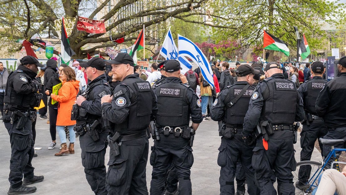 Disturbios, choques con la Policía y arrestos: el saldo de una protesta propalestina y anti-OTAN en Canadá