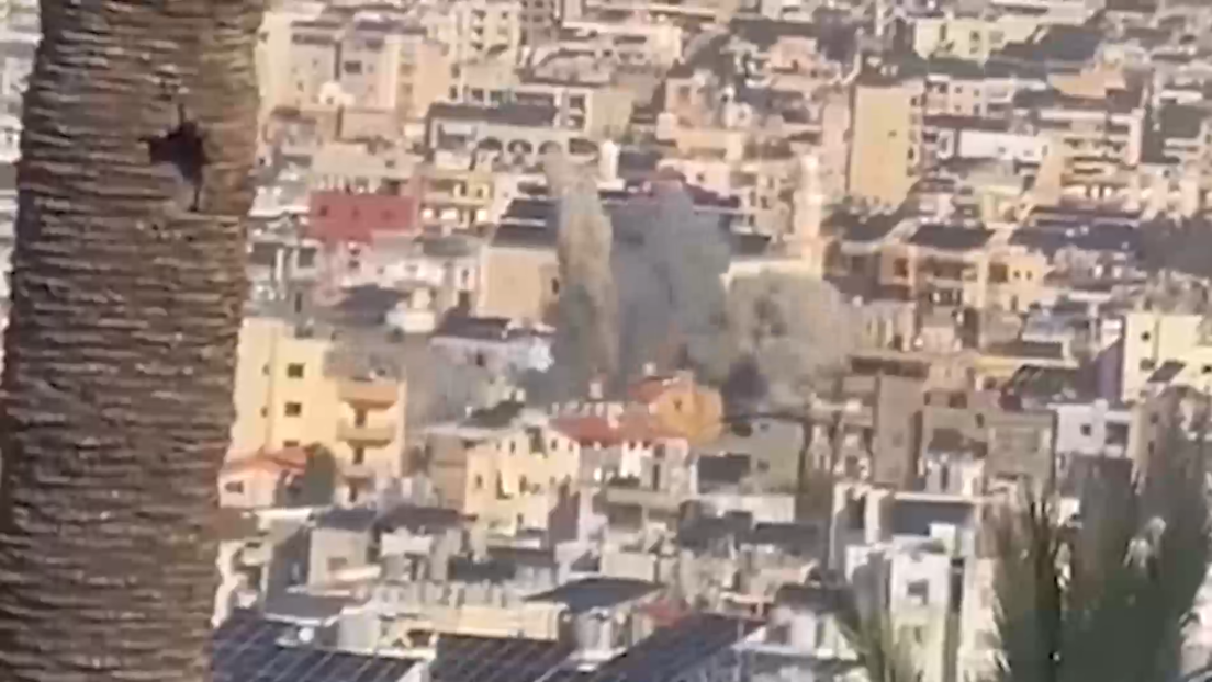 VIDEO: Un ataque directo israelí hace desaparecer un edificio en Beirut