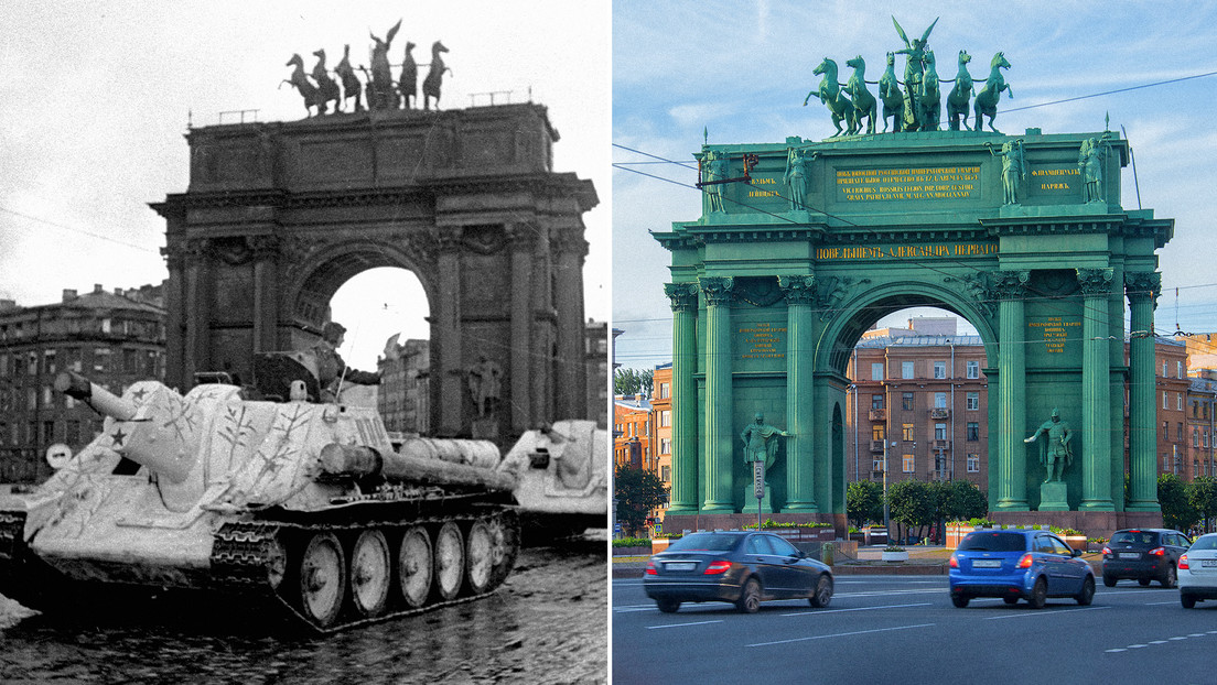 San Petersburgo durante la Gran Guerra Patria y ahora (FOTOS)