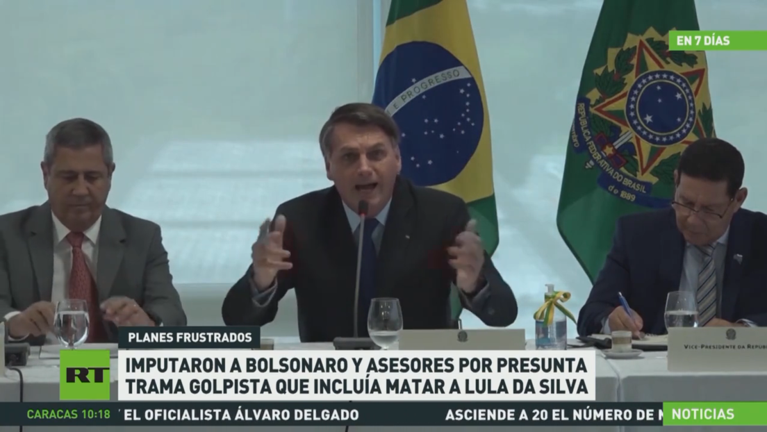 Imputan a Bolsonaro y asesores por presunta trama golpista que contemplaba matar a Lula da Silva