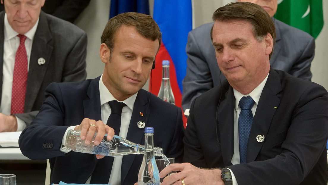 Bolsonaro acusa a Macron de sabotear a Brasil con "mentiras medioambientales"