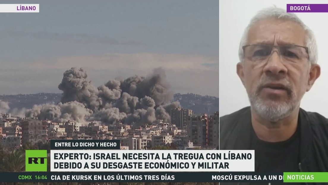 Experto: Israel necesita la tregua con el Líbano debido a su desgaste económico y militar