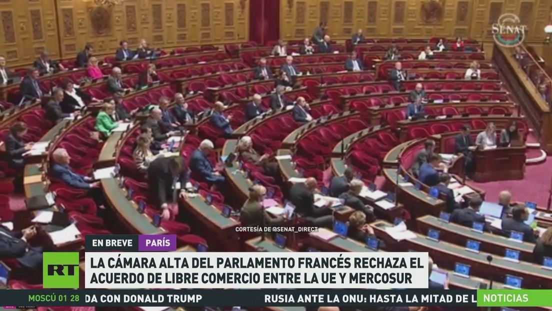 El Senado de Francia rechaza el acuerdo de libre comercio entre la UE y Mercosur