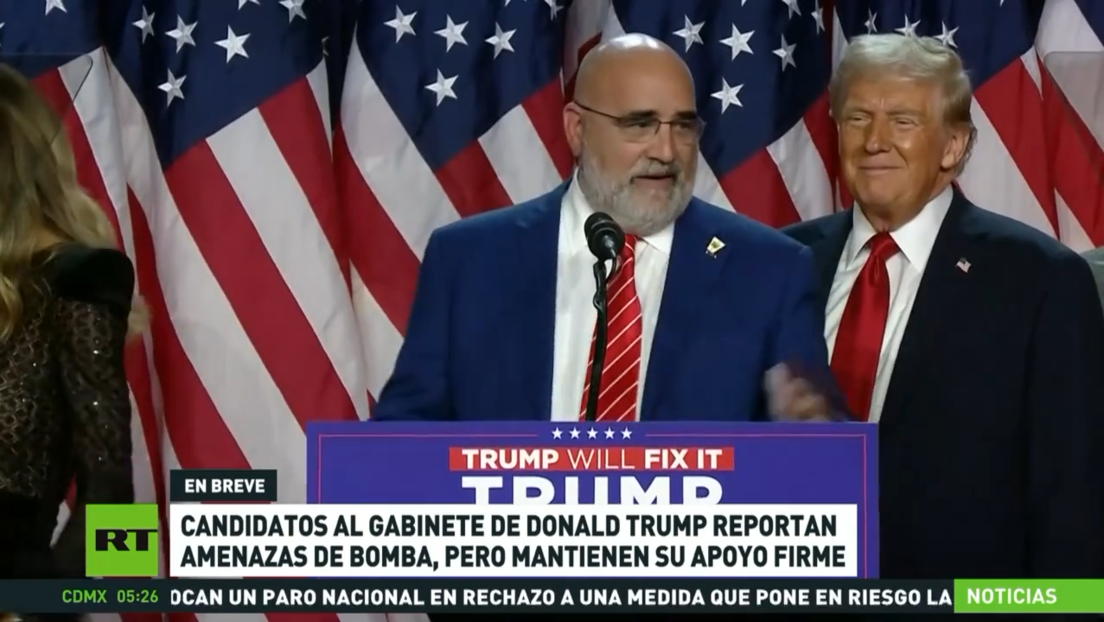 Candidatos al Gabinete de Trump reportan amenazas de bomba, pero mantiene su apoyo firme