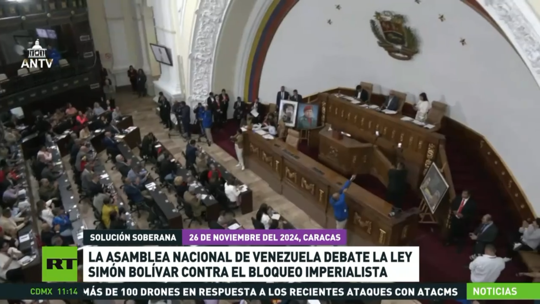 La Asamblea Nacional de Venezuela debate la Ley Simón Bolívar contra el bloqueo imperialista