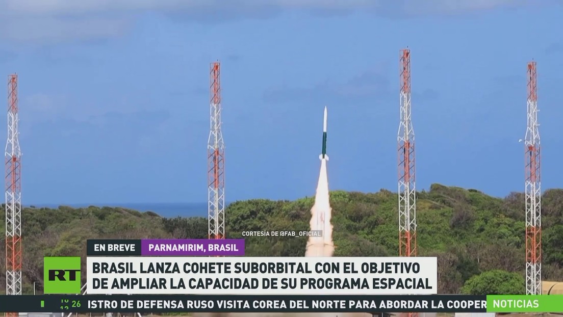 Brasil lanza un cohete suborbital para ampliar la capacidad de su programa espacial