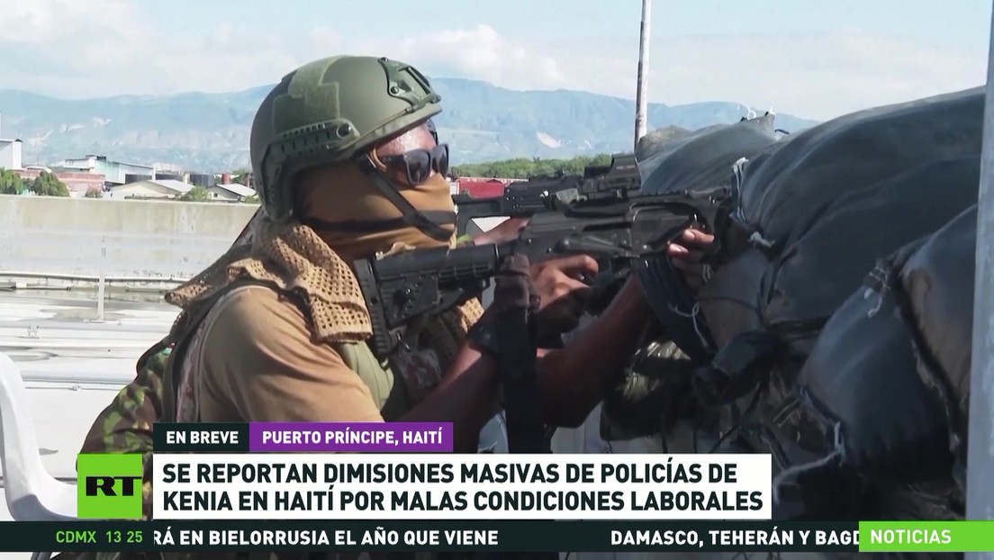 Dimisión masiva de policías de Kenia en Haití por malas condiciones laborales