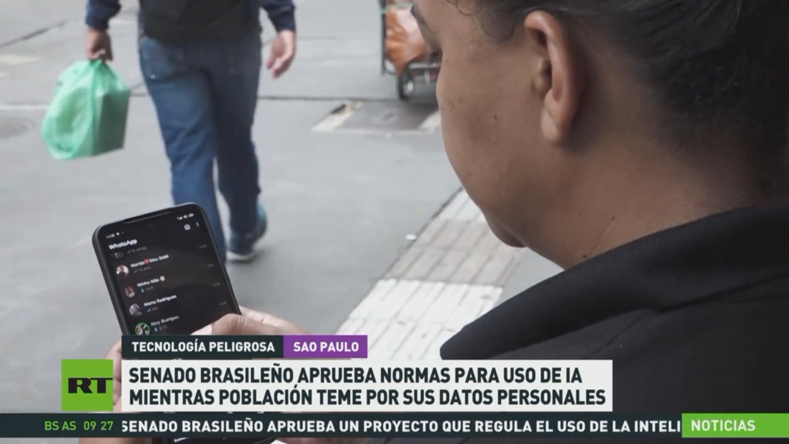 Senado brasileño aprueba normas para uso de IA mientras población teme por sus datos personales