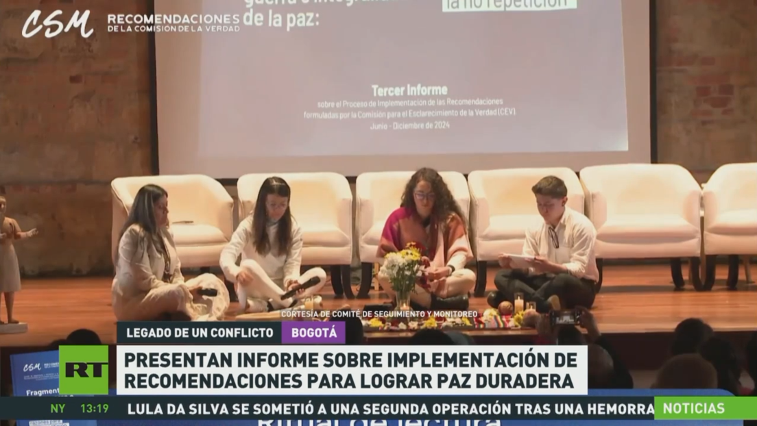 Presentan informe sobre implementación de recomendaciones para lograr paz duradera en Colombia