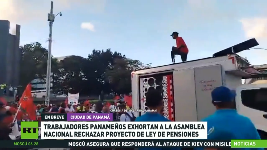 Trabajadores panameños exhortan a la Asamblea Nacional a rechazar ley de pensiones