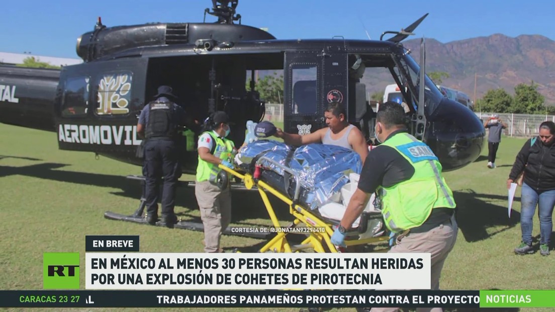 Al menos 30 heridos en México por explosión de pirotecnia en el Día de la Virgen de Guadalupe