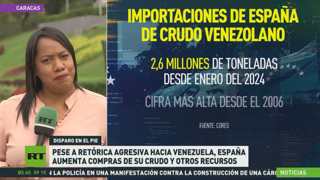 España aumenta compras de crudo y otros recursos venezolanos, pese a su retórica agresiva hacia el país