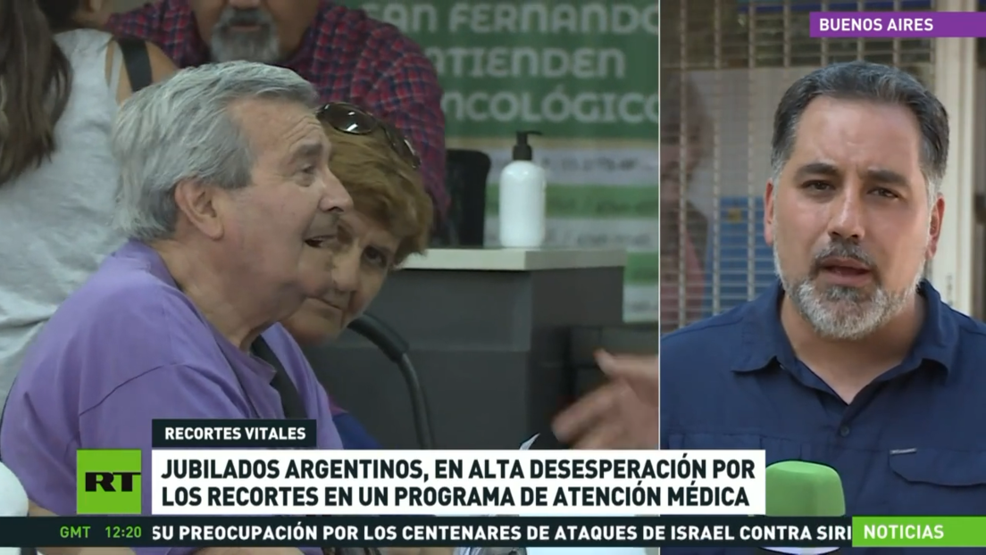 Jubilados argentinos, en alta desesperación por los recortes en un programa de atención médica